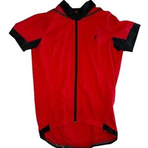 SPECIALIZED Short Sleeve Full Zip Cycling Jersey Shirt Red Large